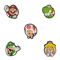 Super Mario Crocs Mario & Friends Jibbitz&trade Charms 5-Pack - Multicolor