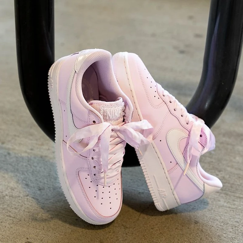 Womens Nike Air Force 1 Retro Premium Athletic Shoe - Pink Foam / Pearl Pink / Pink Foam