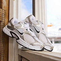Womens Nike V5 RNR Athletic Shoe - White / Black Vast Grey Metallic Silver