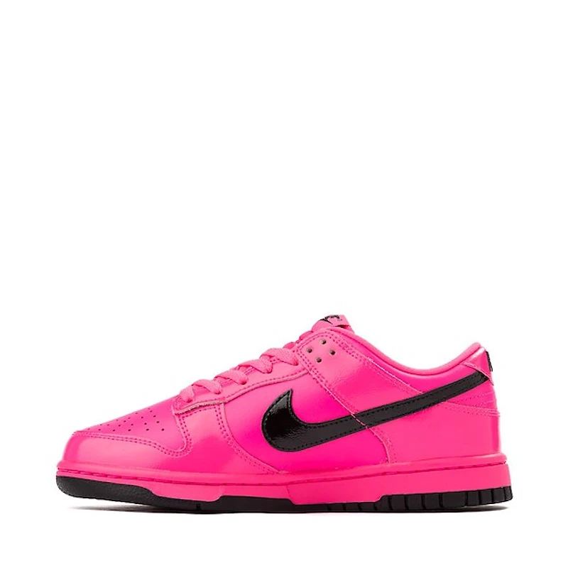 Womens Nike Dunk Low Athletic Shoe - Pink Blast / Black