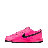 Womens Nike Dunk Low Athletic Shoe - Pink Blast / Black