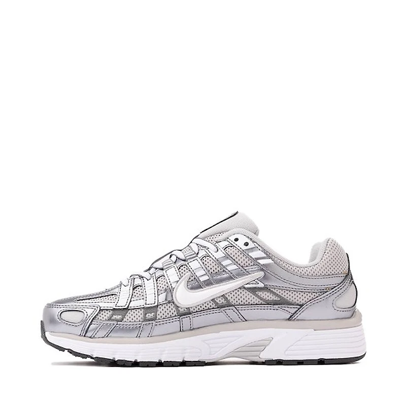 Womens Nike P-6000 Athletic Shoe - Grey Fog / White Metallic Cool