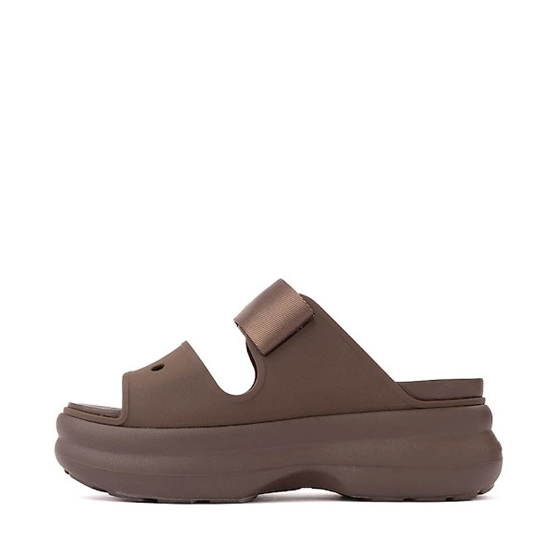 Womens Crocs Soho Two Strap Sandal - Coffee