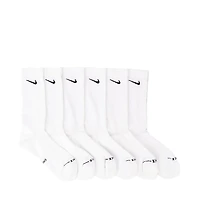 Mens Nike Everyday Elevated Crew Socks 6 Pack - White