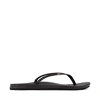 Womens Reef Cushion Slim Sandal - Black