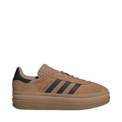 Womens adidas Gazelle Bold Athletic Shoe - Cardboard / Core Black Gum