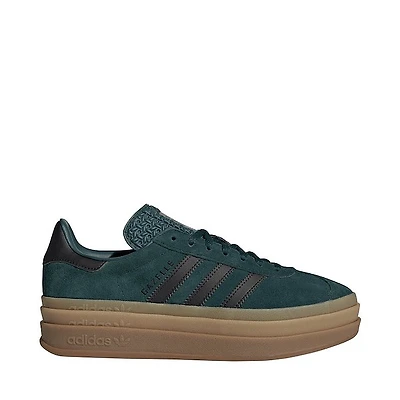 Womens adidas Gazelle Bold Athletic Shoe - Aurora Ivy / Core Black Gum