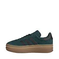 Womens adidas Gazelle Bold Athletic Shoe - Aurora Ivy / Core Black Gum