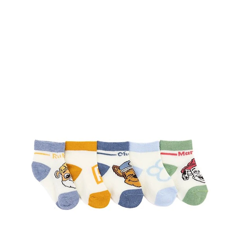 Paw Patrol Quarter Socks 5 Pack - Baby - Multicolor