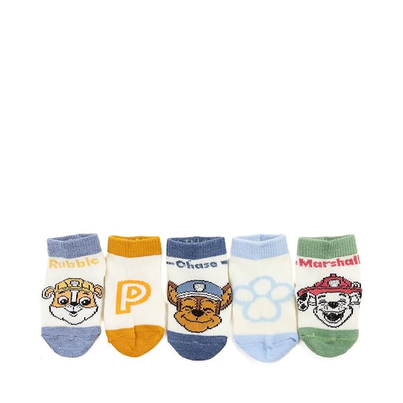 Paw Patrol Quarter Socks 5 Pack - Baby - Multicolor