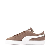 Mens PUMA Suede Classic Sneaker - Haute Coffee / White