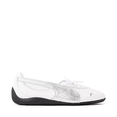 Womens PUMA Speedcat Ballet Nova Shoe - White / Silver