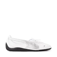 Womens PUMA Speedcat Ballet Nova Shoe - White / Silver