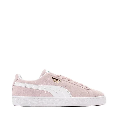 Womens PUMA Suede Classic Sneaker - Misty Pink / PUMA White
