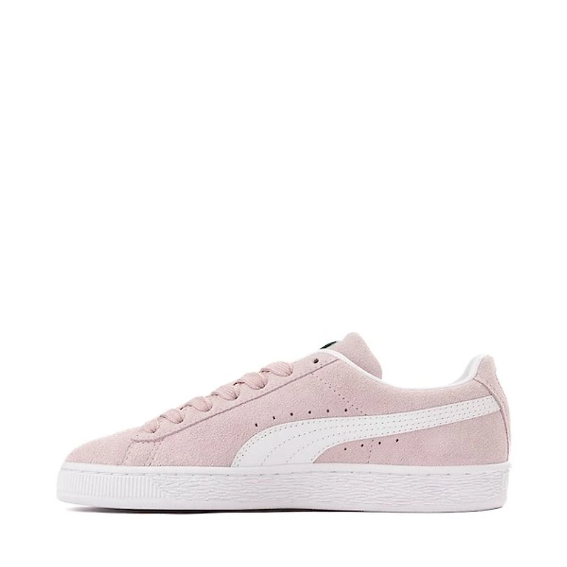 Womens PUMA Suede Classic Sneaker - Misty Pink / PUMA White