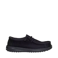 Mens HEYDUDE Wally Work CE Casual Shoe - Black