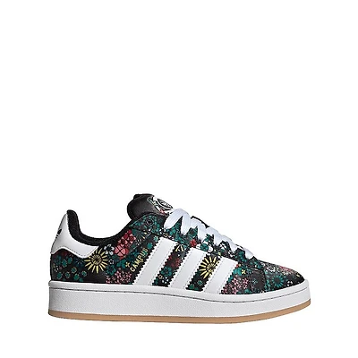adidas x Liberty London Campus '00s Athletic Shoe - Big Kid Core Black / Cloud White Gold Metallic