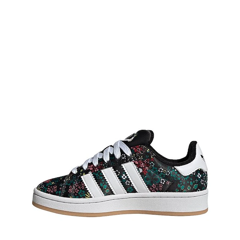 adidas x Liberty London Campus '00s Athletic Shoe - Big Kid Core Black / Cloud White Gold Metallic