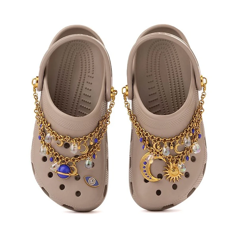 Womens Crocs Classic Celestial Babe Clog - Taupe