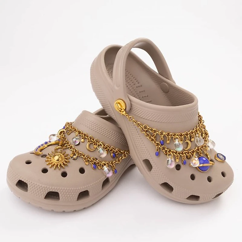Womens Crocs Classic Celestial Babe Clog - Taupe