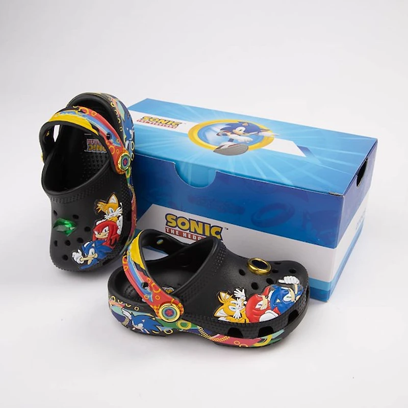 Sonic the Hedgehog&trade x Crocs Classic Clog - Baby / Toddler Black