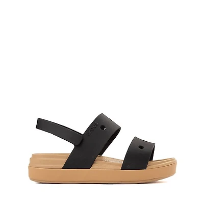 Crocs Brooklyn Sandal - Little Kid / Big Black Cashew