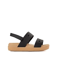 Crocs Brooklyn Sandal - Little Kid / Big Black Cashew