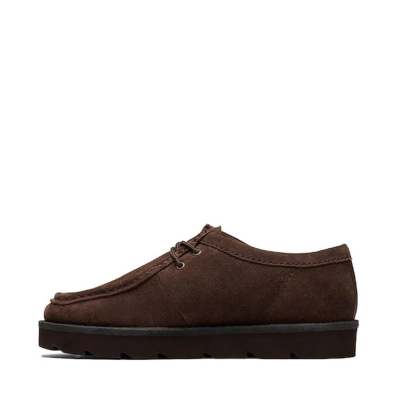 Mens Clarks Meare Walla Casual Shoe - Dark Brown