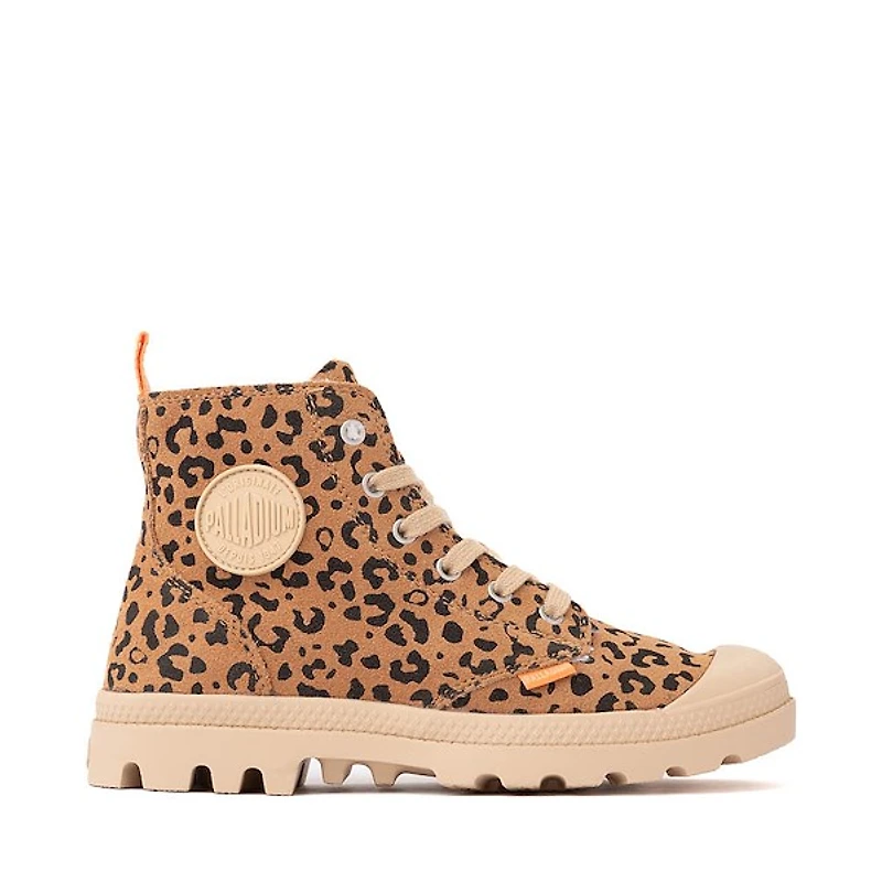 Womens Palladium Pampa Hi Zip WL Leo Boot - Dear Brown / Black