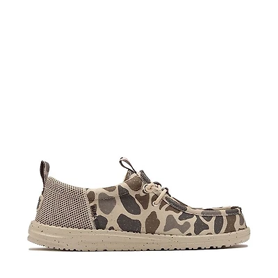 HEYDUDE x BURLEBO Wally Funk Casual Shoe - Deer Camo