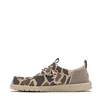 HEYDUDE x BURLEBO Wally Funk Casual Shoe - Deer Camo