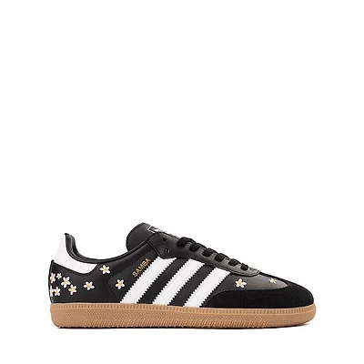 adidas Samba OG Athletic Shoe - Big Kid Core Black / Cloud White Gum