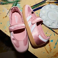 adidas Samba Jane Shoe - Big Kid Wonder Mauve / Cloud White Gum 3