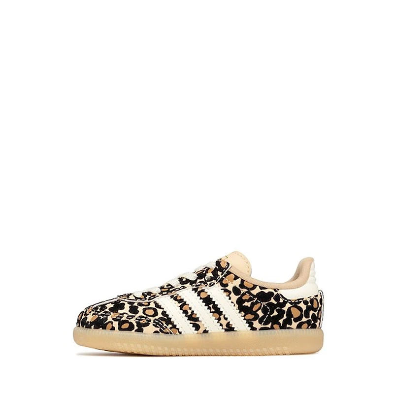 adidas Samba OG Athletic Shoe - Baby / Toddler Leopard Print