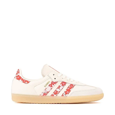 Womens adidas Samba OG Athletic Shoe - Off White / Pure Ruby Distilled Pink