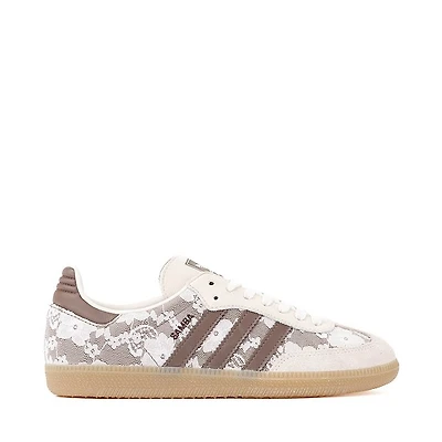 Womens adidas Samba OG Athletic Shoe - Off White / Earth Strata Gum 4