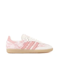 Womens adidas Samba OG Lace Athletic Shoe - Off White / Wonder Mauve Cloud