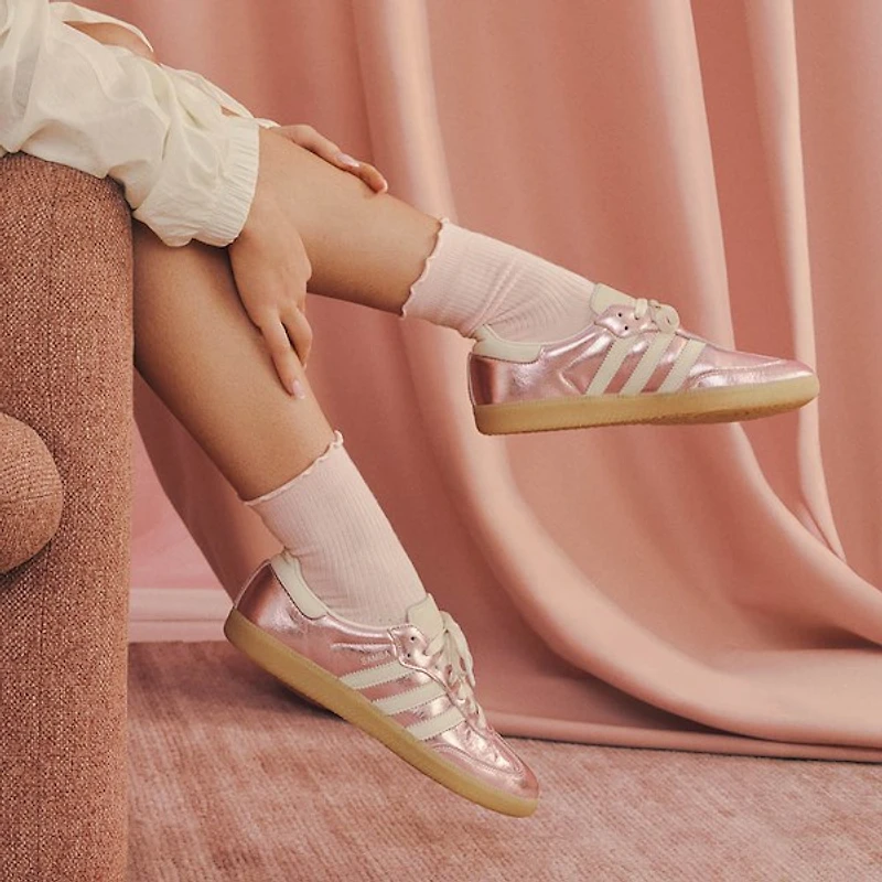 Womens adidas Samba OG Athletic Shoe - Wonder Quartz / Off White Gum