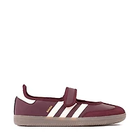 Womens adidas Samba Jane Athletic Shoe - Maroon / Cream White Gold Metallic