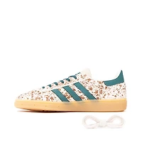 Womens adidas Handball Spezial Athletic Shoe - Off White / Rich Green Dark Brown