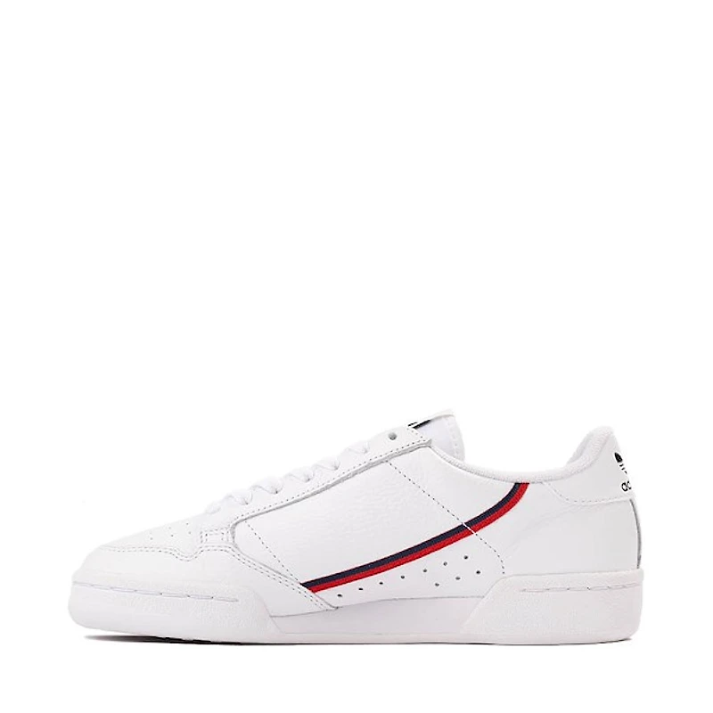 Mens adidas Continental 80 Athletic Shoe - Cloud White / Scarlet Collegiate Navy