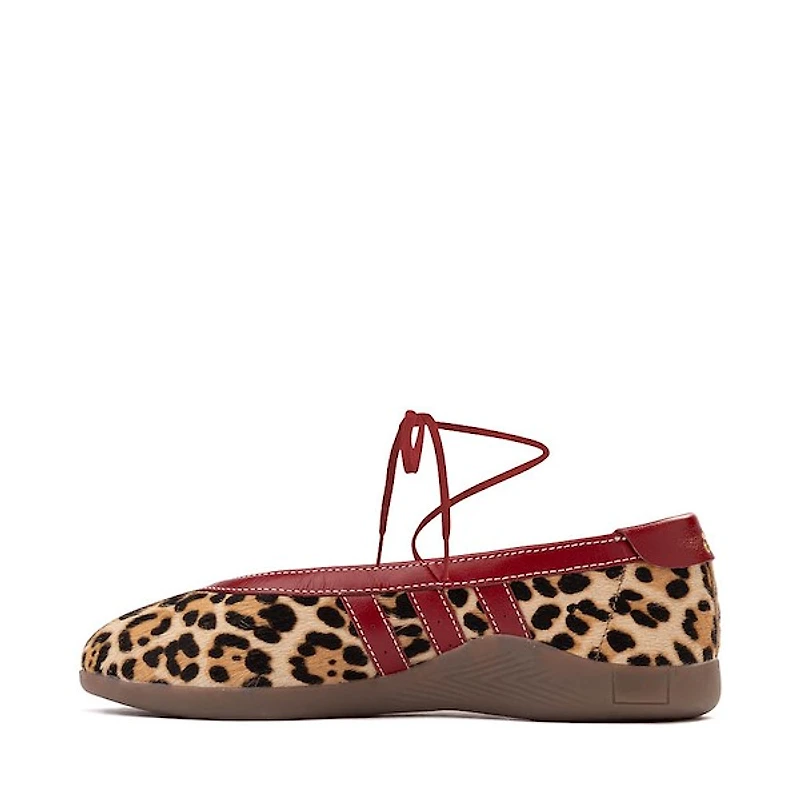 Womens adidas Taekwondo Mei Ballet Shoe - Off White / Leopard Team Victory Red