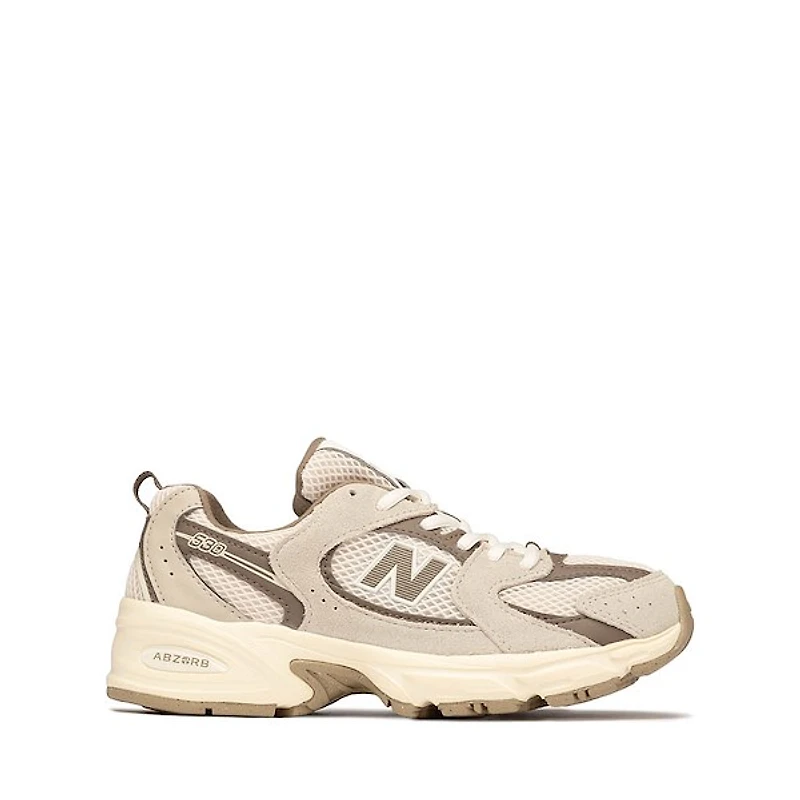 New Balance 530 Athletic Shoe - Big Kid Linen / Shipyard Thunder Brown