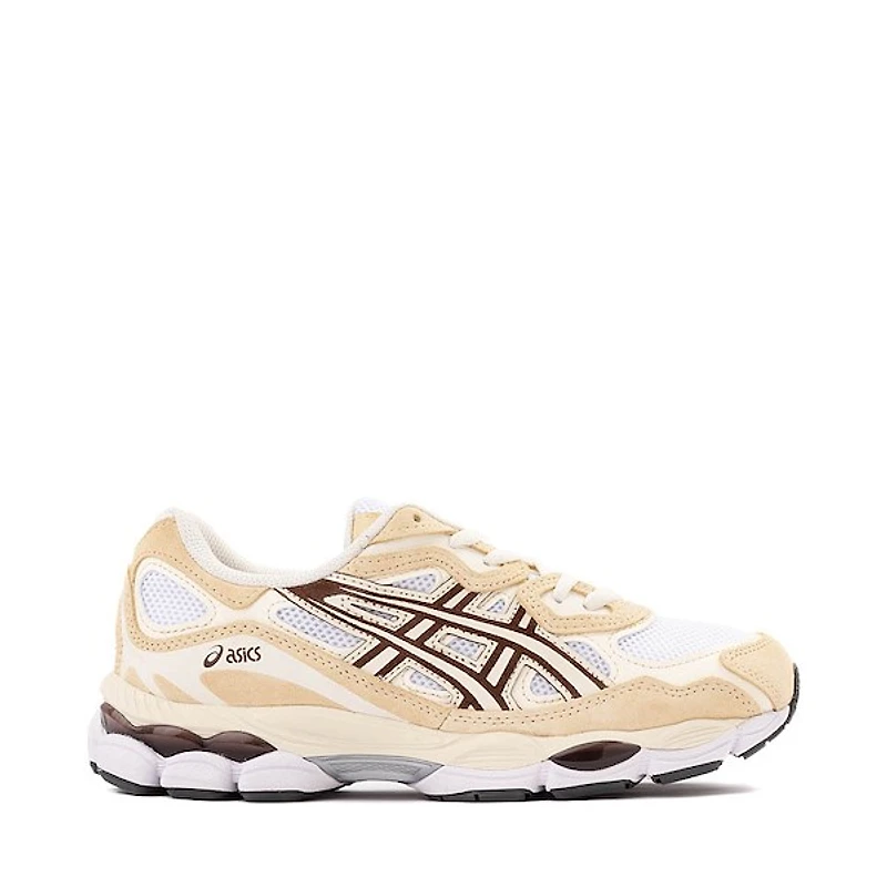 ASICS Gel-NYC&trade Athletic Shoe - White / Toasted Coffee