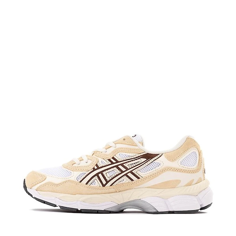 ASICS Gel-NYC&trade Athletic Shoe - White / Toasted Coffee