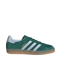 Womens adidas Gazelle Indoor Athletic Shoe - Collegiate Green / Crystal Sky Gum