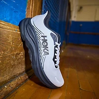 Mens HOKA Clifton 11 Athletic Shoe - White / Black