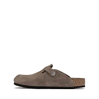 Birkenstock Boston 2.0 Soft Footbed Clog - Big Kid Concrete Gray