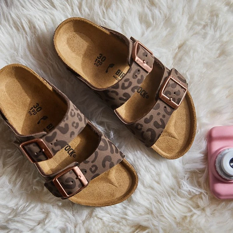 Birkenstock Arizona Sandal - Little Kid / Big Kid - Leo Mocha