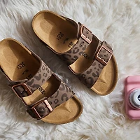 Birkenstock Arizona Sandal - Little Kid / Big Kid - Leo Mocha